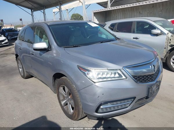 2016 ACURA MDX ACURAWATCH PLUS PACKAGE — I1