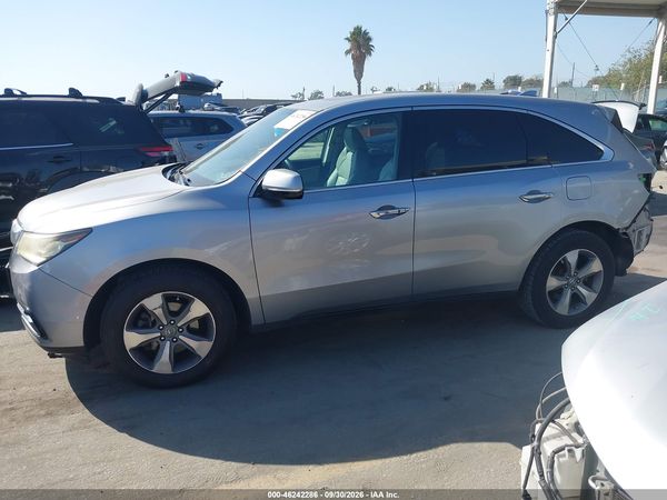 2016 ACURA MDX ACURAWATCH PLUS PACKAGE — I117