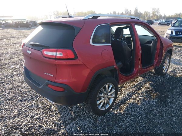 2017 JEEP CHEROKEE LIMITED 4X4 — I4