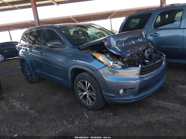 2016 TOYOTA HIGHLANDER XLE V6 — I1