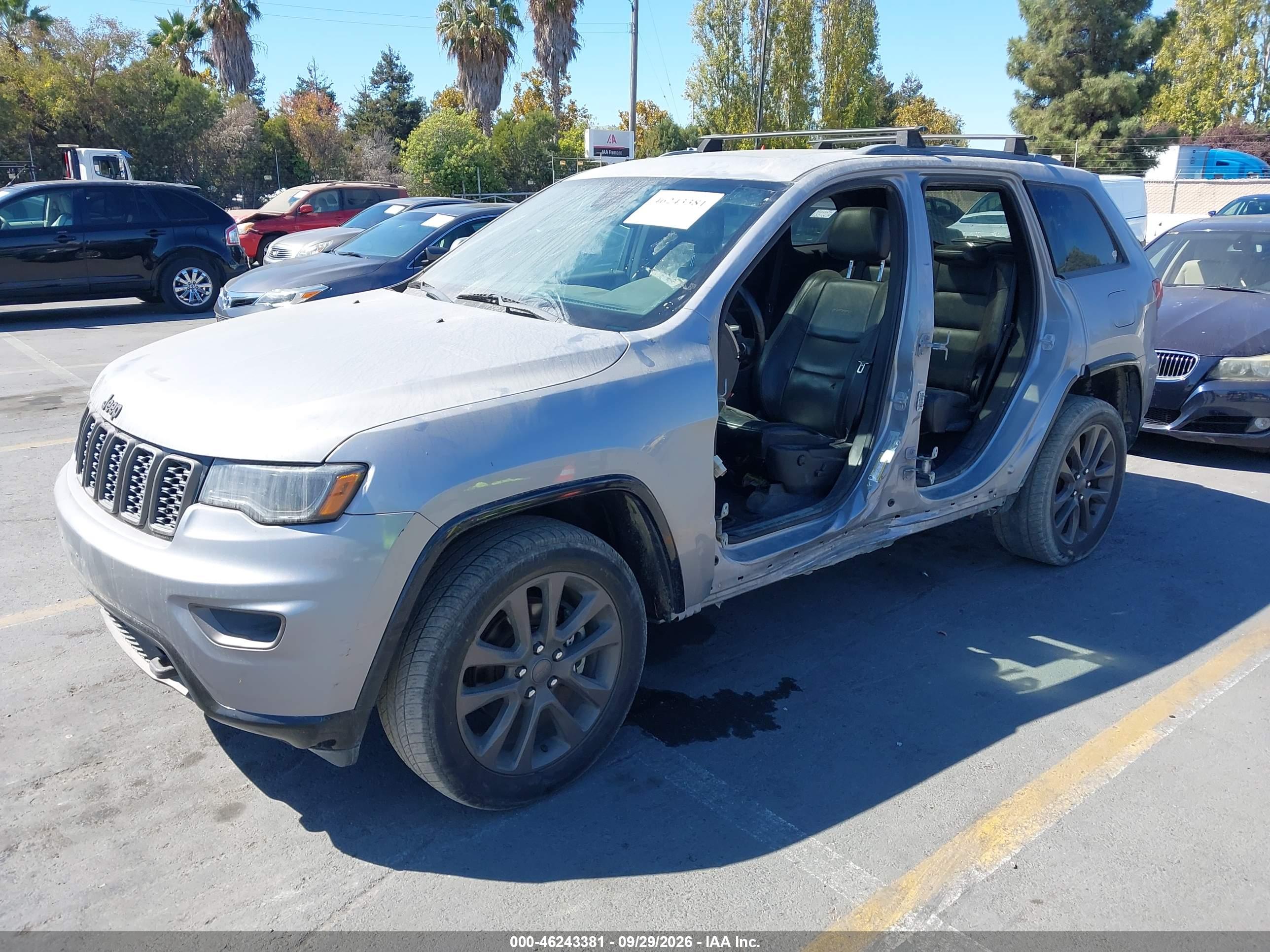 2016 JEEP GRAND CHEROKEE LIMITED 75TH ANNIVERSARY — I2