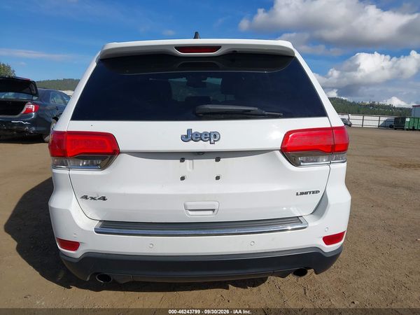 2016 JEEP GRAND CHEROKEE LIMITED — I119