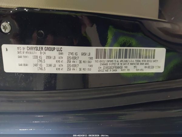 2015 DODGE GRAND CARAVAN AMERICAN VALUE PKG — I9