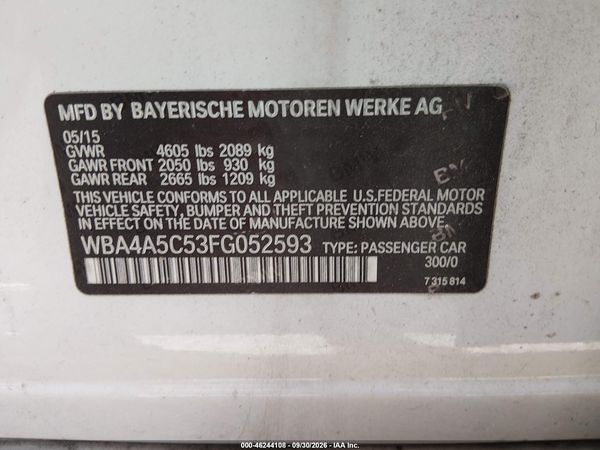 2015 BMW 428 GRAN COUPE — I9