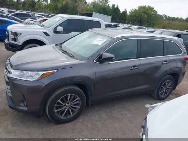 2019 TOYOTA HIGHLANDER XLE — I117