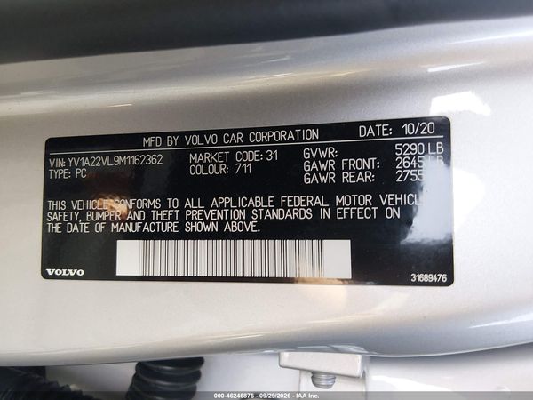 2021 VOLVO V90 T6 INSCRIPTION — I9