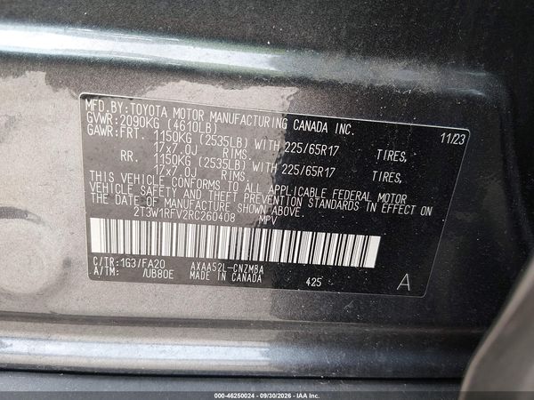 2024 TOYOTA RAV4 XLE — I9