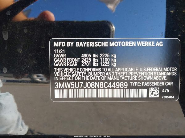 2022 BMW M340I — I9
