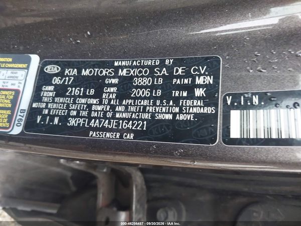 2018 KIA FORTE LX — I9