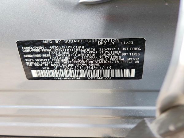 2024 SUBARU FORESTER