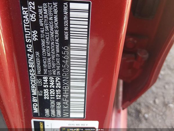2022 MERCEDES-BENZ C 300 4MATIC — I9