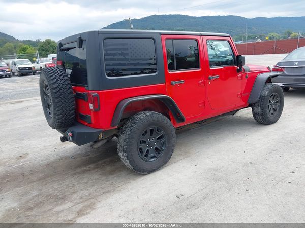 2016 JEEP WRANGLER UNLIMITED WILLYS WHEELER — I4