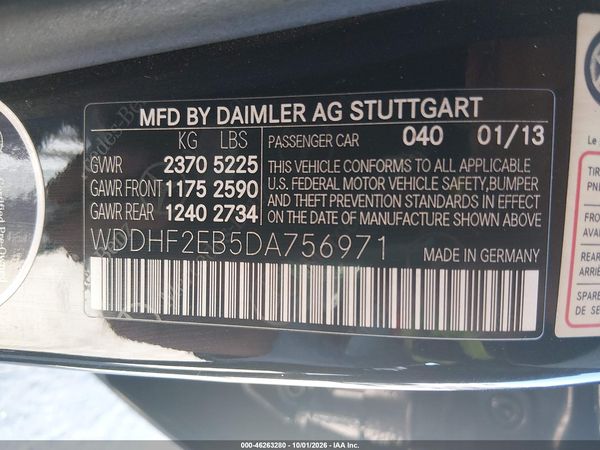 2013 MERCEDES-BENZ E 350 BLUETEC E350 BLUETEC — I9