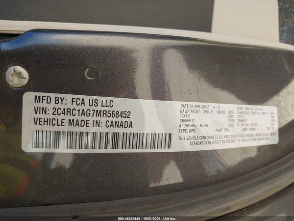 2021 CHRYSLER VOYAGER L — I9