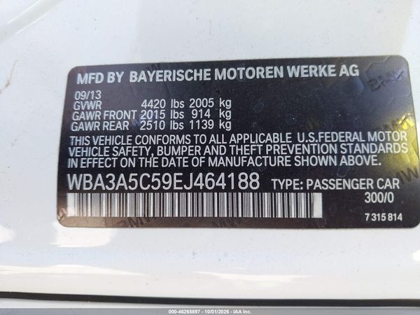 2014 BMW 328I — I9