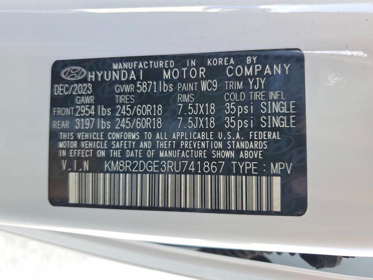 2024 HYUNDAI PALISADE SEL