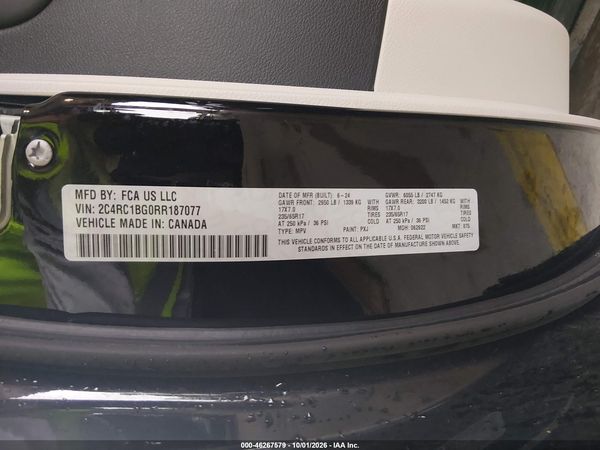 2024 CHRYSLER PACIFICA TOURING L — I9