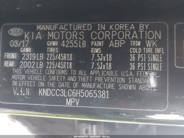 2017 KIA NIRO EX — I9
