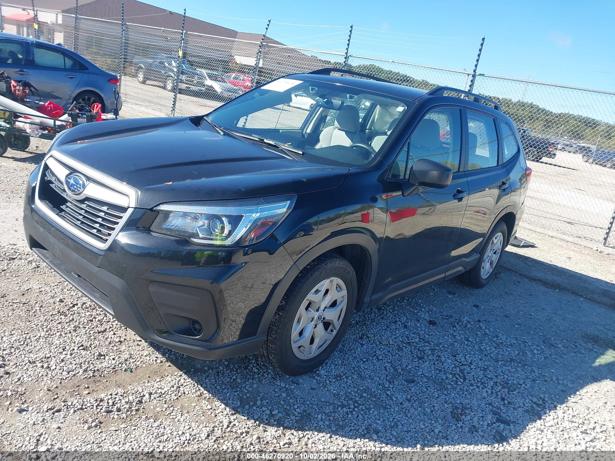 2019 SUBARU FORESTER Base P+ES — I2