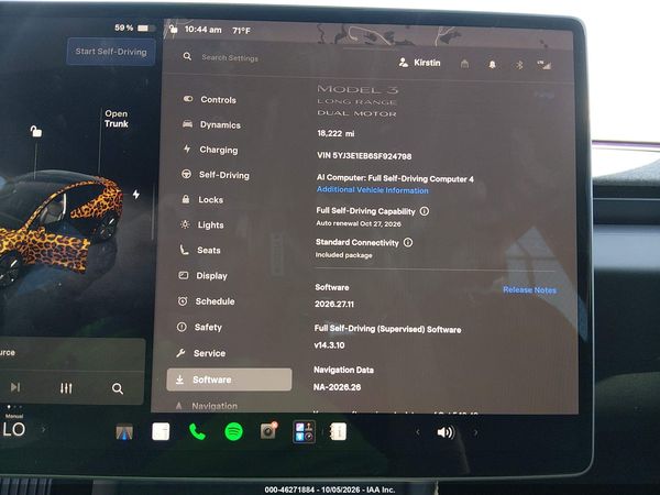 2025 TESLA MODEL 3 — I7