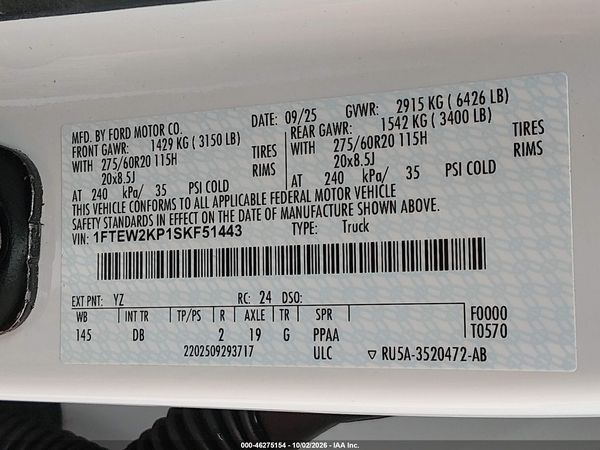 2025 FORD F-150 STX — I9