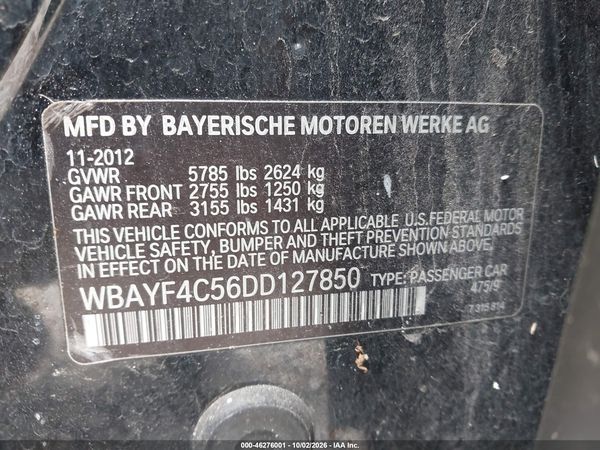 2013 BMW 740LI XDRIVE — I9