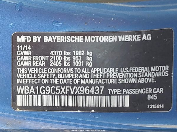 2015 BMW 228I xDrive — I9