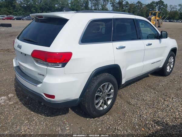 2016 JEEP GRAND CHEROKEE LIMITED — I4