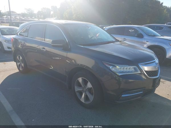 2016 ACURA MDX ACURAWATCH PLUS PACKAGE — I1