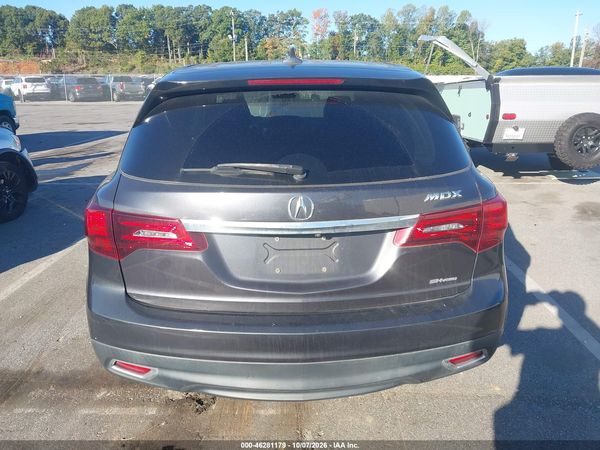 2016 ACURA MDX ACURAWATCH PLUS PACKAGE — I119