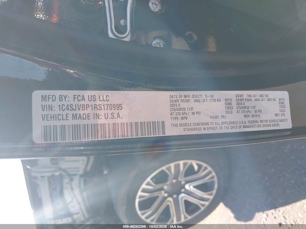 2024 JEEP WAGONEER SERIES II 4X4 — I9