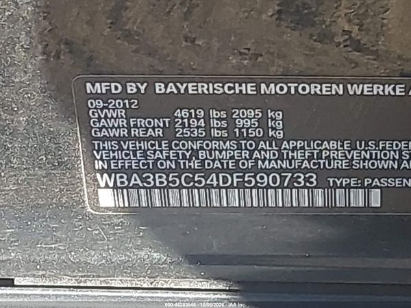 2013 BMW 328I XDRIVE — I9