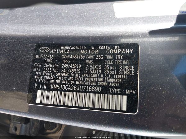 2018 HYUNDAI TUCSON VALUE — I9