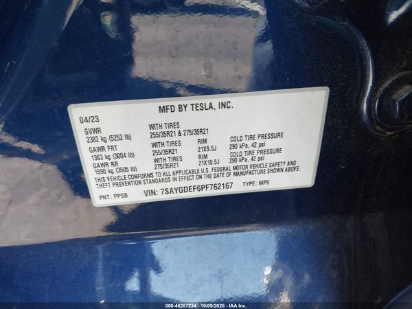 2023 TESLA MODEL Y — I9
