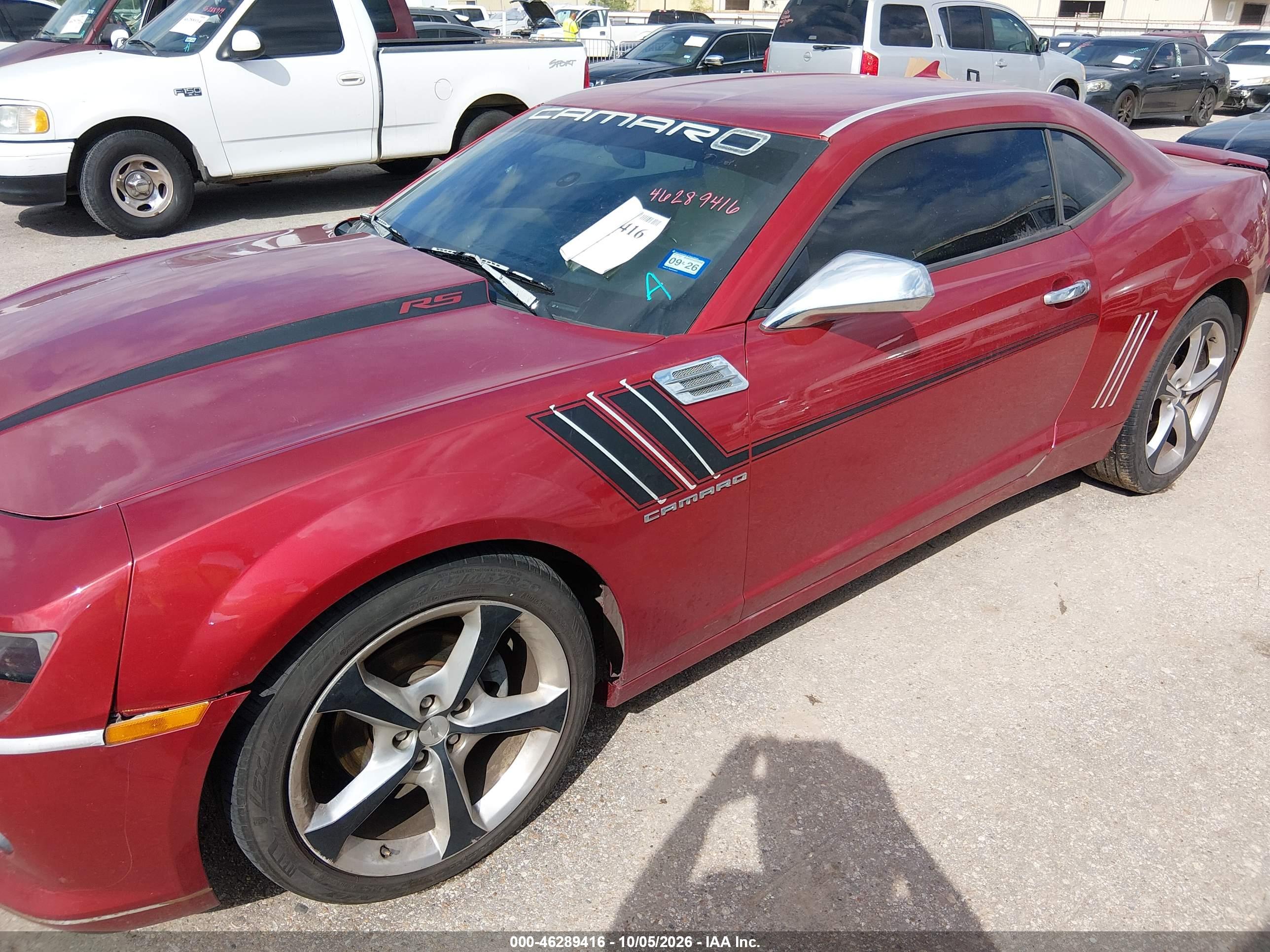 2014 CHEVROLET CAMARO 2LT — I2
