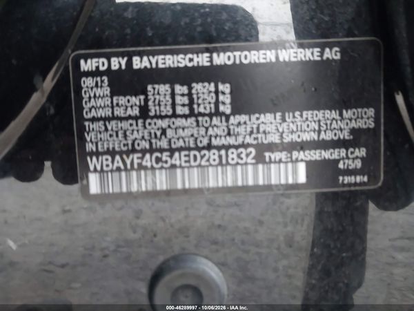 2014 BMW 740LI XDRIVE — I9