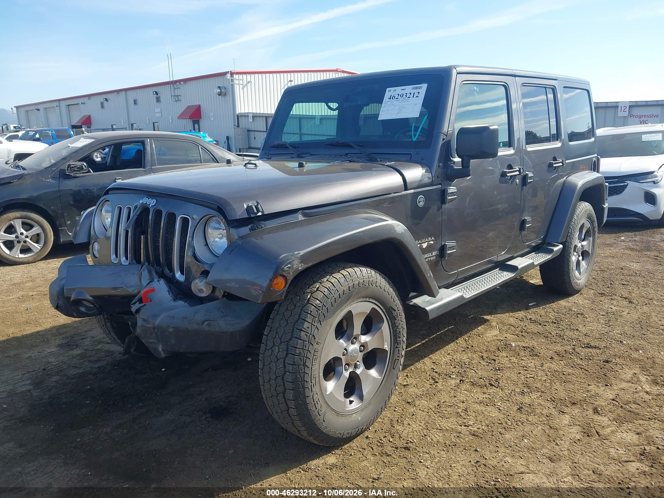 2016 JEEP WRANGLER UNLIMITED SAHARA — I2