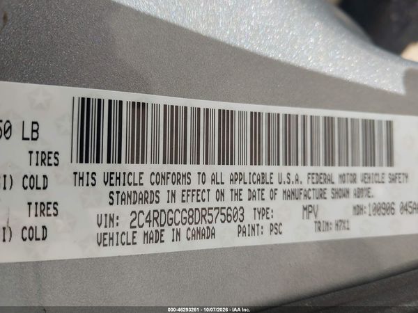 2013 DODGE GRAND CARAVAN SXT — I9