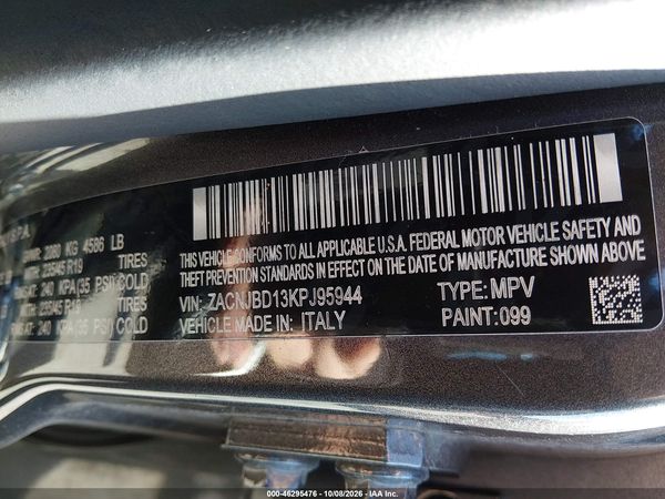 2019 JEEP RENEGADE LIMITED 4X4 — I9