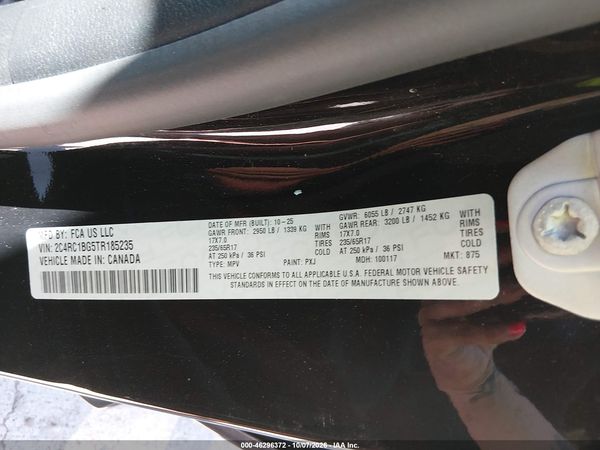 2026 CHRYSLER PACIFICA SELECT — I9