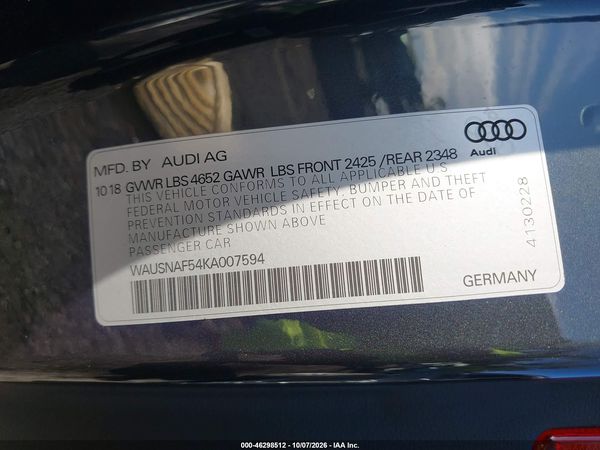 2019 AUDI A5 45 PREMIUM — I9
