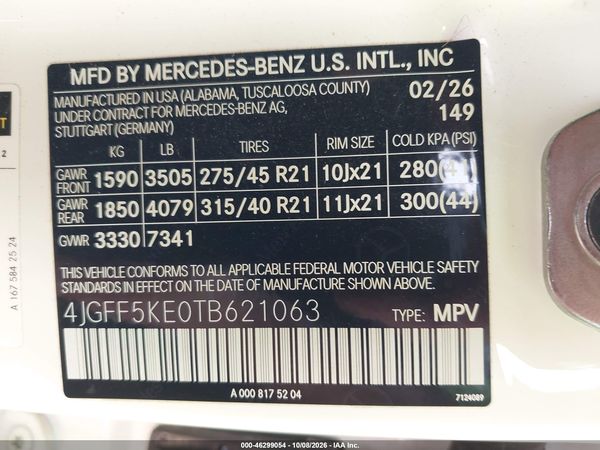 2026 MERCEDES-BENZ GLS 450 4MATIC — I9