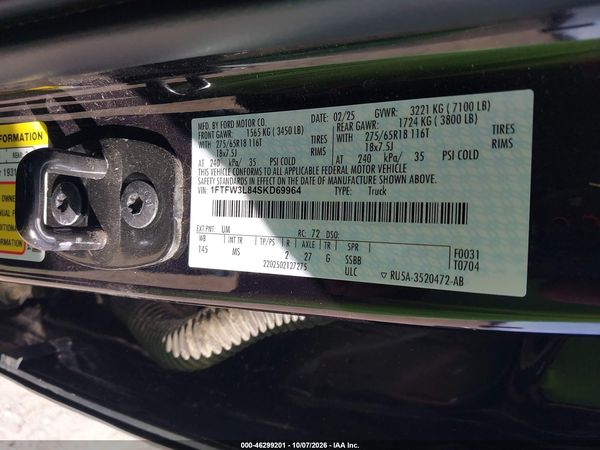 2025 FORD F-150 XLT — I9