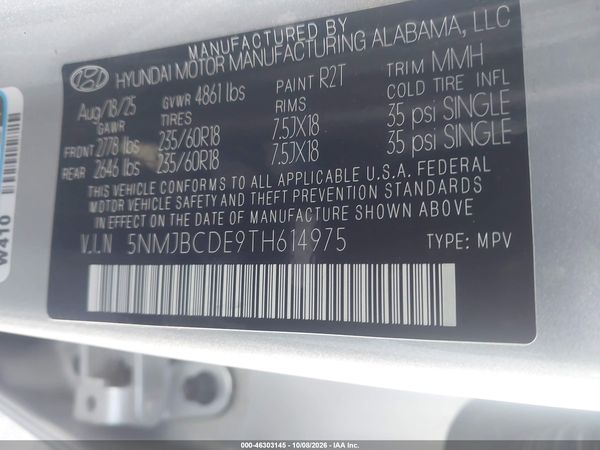 2026 HYUNDAI TUCSON SEL — I9
