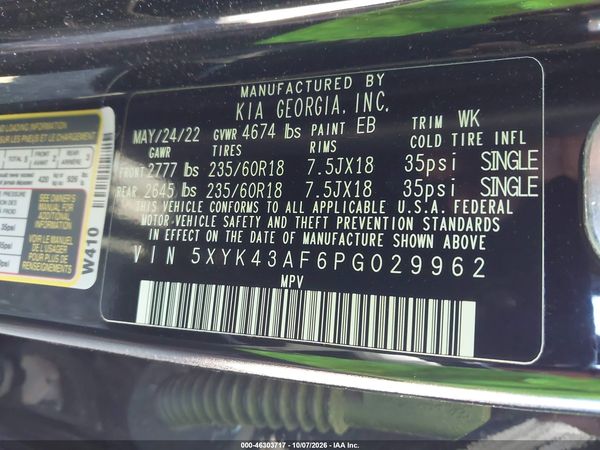 2023 KIA SPORTAGE SX — I9