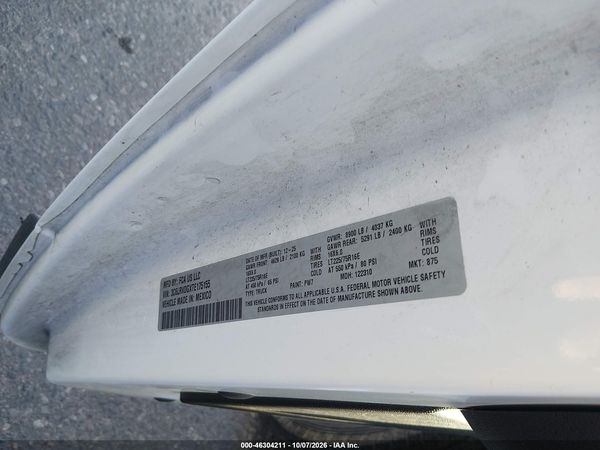 2026 RAM PROMASTER 2500 — I9