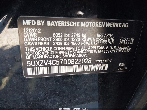 2013 BMW X5 — I9