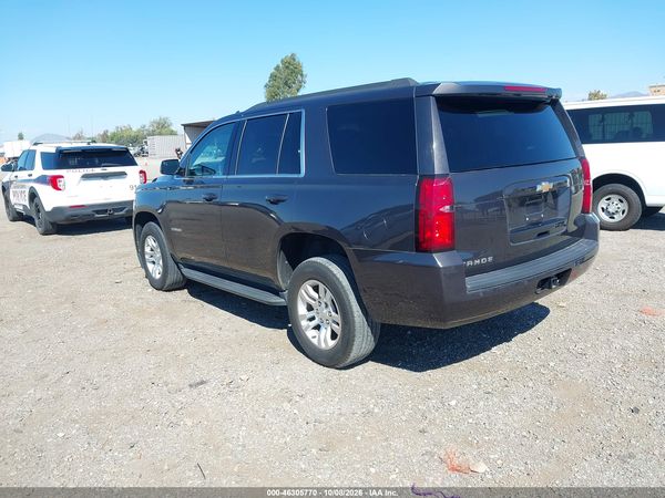2018 CHEVROLET TAHOE LS — I3