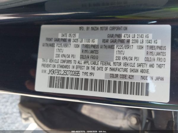 2025 MAZDA CX-5 2.5 S PREFERRED — I9