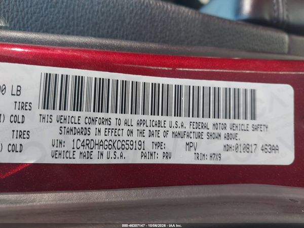 2019 DODGE DURANGO SXT PLUS RWD — I9